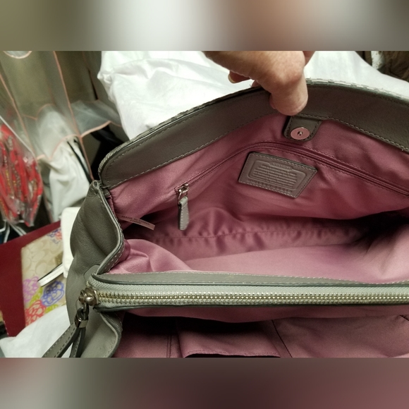 Coach - Used - Excellent Condition - Light Grey Shoulder bag - Picture 7 of 11